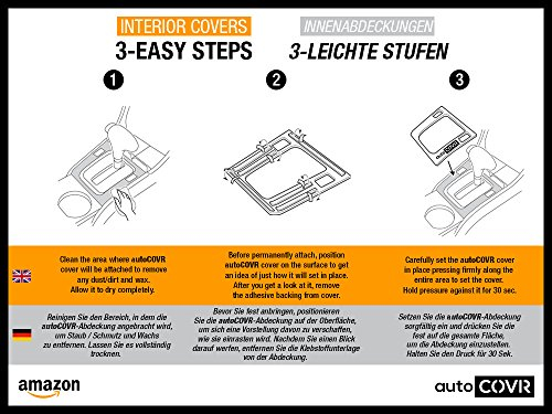 Couverture Intérieur en Acier pour Kia Stinger | sous-Verres Porte-gobelet INOX GT-Line GT GTS GDI 3.3 Accessoires
