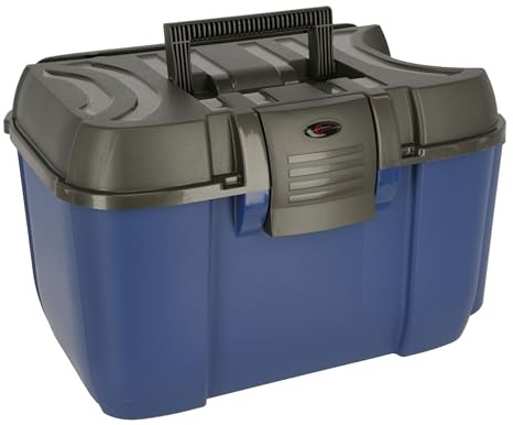 Covalliero Putzbox Jumbo blau/schwarz mit herausnehmbaren Einsatz