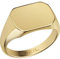 Breil, Ring Private Code Collection, Chevalierring aus IP Gold Edelstahl mit Individuellem Element, Dezentes und Elegantes Design