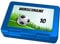 printplanet® Brotdose personalisiert mit Namen Fußball-Motiv – Lunchbox Kinder – Blau
