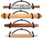AUXPhome - Pack of 4 Rolling Pin Rack - Wall Mount Black Iron Bottle Rack - Multi-Purpose Organizer