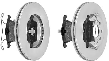 F.BECKER_LINE BREMSSCHEIBEN Ø280MM + BREMSBELÄGE VORNE FÜR OPEL COMBO MERIVA A