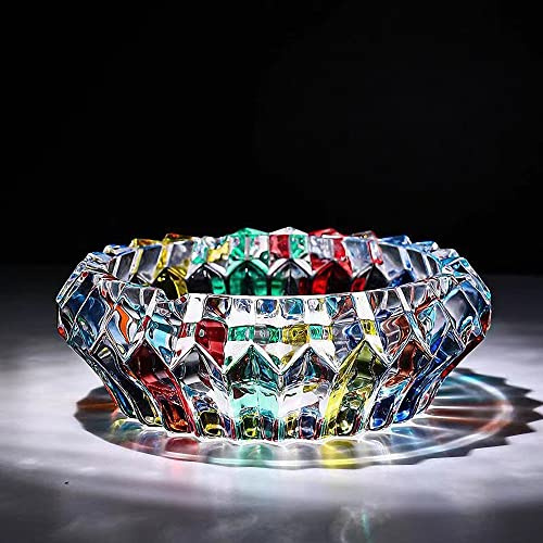 MAGCOLOR Bol décoratif en cristal coloré pour la cuisine et l'intérieur, la maison, le bureau, la table, belle décoration artisanale - 14 cm.