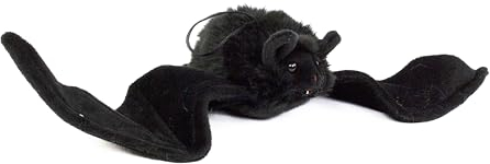 Teddys Rothenburg Kuscheltier Fledermaus schwarz 16 cm (Flügelspannweite 50 cm) Plüschfledermaus Stofffledermaus