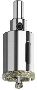 Diamond Hole Saw with Pilot Bit, 80mm Core Hole Saw Center Drill Bit for Porcelain, Tile Glass