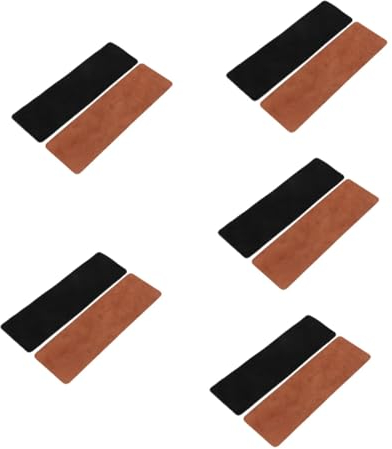 Abaodam 10stücke Rutschfeste Guzheng-pads Aus Dickem Cowhide Vielseitig Einsetzbar Für Ukulele Erhu Und Andere Instrumente Schützt Vor Kratzern Einfach Anzubringen Komfortabel Und