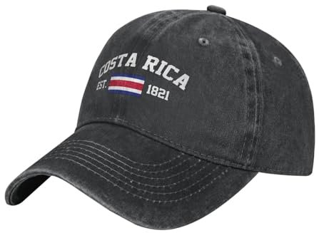 Freizeit Basecap Costa Rica Flagge Basecap Baumwolle Baseballkappe Snapbacks Baseball Cap Für Tennis, Running, Auf Reisen