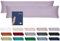 Vielit Seitenschläferkissen Bezug 40 x 145 2er Set Kissenbezug 40x145 Seitenschläfer Kopfkissenbezug Weich Kissenbezüge Kissenhülle Öko-Zertifikat Violet
