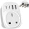 UK To Italy Travel Plug Adapter with USB C | MyTravelPal® Italian Travel Adaptor USB-C | Type L Adapter For Use in Italy, Chile