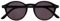 OPULIZE REY Lese-Sonnenbrille - Runder Retro-Rahmen - Mattschwarz - Herren Damen - Federscharniere - S56-1 - +2.50