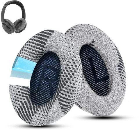 Wzsipod Kühlgel Ersatz-Ohrpolster QuietComfort 35 / QC 35ii Bose Kopfhörer, kompatibel mit Bose QC45 QC35 QC25 QC2 QC15 / Around-Ear 2/AE2 AE2i AE2w / SoundTrue & SoundLink-Grau/Dunkelblau