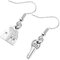 Holibanna 1Par Pendientes Forma de Casa para Mujeres Original para Accesorio de Joyería Pendientes Colgantes para Ocasiones Especiales