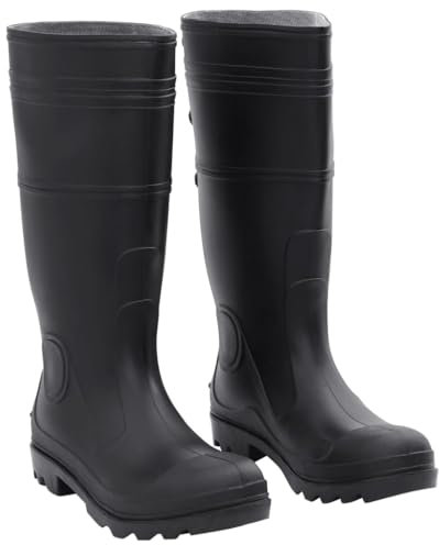 Homgoday Stivali da Acqua Nero Numero 42 PVC Waders per Caccia e Pesca TipoB