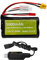 1PCS 7.4V 5000mah 2S Batterie avec fiche JST et fiche XT30 &1PCS Câble de Charge USB pour TX16S, TX18S, RC4GS, RC6GS, TX12 télécommande Transmetteur Véhicule Camion Ingénieur Véhicule