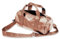 LOQI METALLIC Rose Gold Medium Weekender