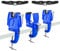 SkinRocks Ski Vise Racing Skispanner World Cup Skihalterung inkl. Universal Adapter Blue