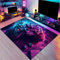 Tapis de jeu, 120 x 160 cm, motif manette de jeu, tapis cool pour garçons, tapis pour chambre à coucher, salon, décoration de salle de jeux