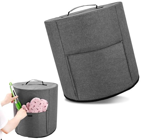 Cubierta para la olla a presión eléctrica con bolsillo, fácil de revestimiento de forro con bolsas completamente transformadas con aluminio para freidoras de aire: fáciles de transportar, regalos para