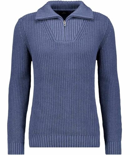 RAGMAN Herren Strickpullover mit Troyer-Kragen