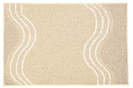 Kleine Wolke Badteppich Move Sandbeige 60 x 90 cm