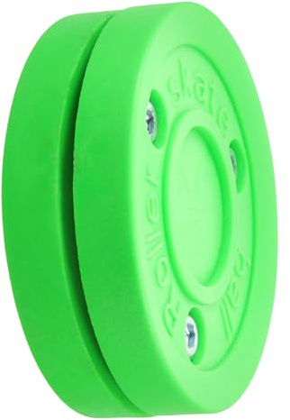 Kisangel Eishockey Puck aus Robustem Abs Kunststoff Wiederverwendbar Vielseitig für Indoor Outdoor Training Verbessert Balance und Flexibilität für Rollerhockey und Wettkampf