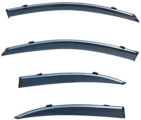 Für Mercedes-Benz C-Klasse MK3 W204 (2007–2014) Fensterblenden, Windabweiser, Regenschutzblenden