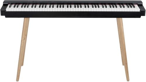 Classic Cantabile SP-316 Stage Piano Ständer Set Schwarz, 20 Voices | 88 anschlagsdynamische Hammertasten, Graduierte Gewichtung der Tasten, DAAS-Sampling-Technologie, 20 Rhythmen, 50 Demo-Songs