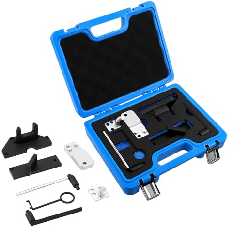 Strumento di regolazione motore 1.2 PureTech, set di attrezzi per cinghia dentata compatibile con Citroen Peugeot Opel 1.2 GDI VTi VVT motore a benzina, set di 7 pezzi di attrezzi di bloccaggio e di