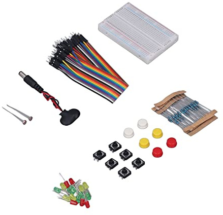 TOPINCN Kit de Composants électroniques, Planche à Pain Amusante à 400 Trous pour Débutants R3, Ensemble de Développement pour L'apprentissage de la Programmation