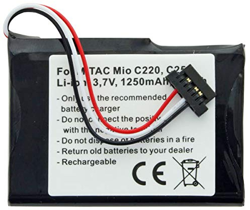 AccuCell Akku kompatibel mit Mitac Mio E4MT081202B12 Akku