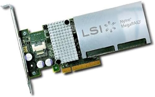 LSI LOGIC 8110-4i Nytro MegaRAID Application Acceleration Karte (PCI-e 3.0, SAS/SATA III, 1GB DDR3 Speicher, RAID 0/1/5/6/10/50/60)