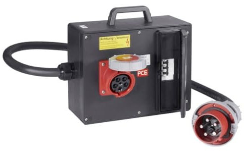 Pce - 9226961 cee Gummiverteiler 125 bis 63 A mit Griff h07rn-f 5g 16mm² ip44
