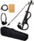 Classic Cantabile EV-90BK E-Violine (E-Geige mit Tonabnehmer, Fichte/Ahorn/Ebenholz) schwarz