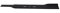 GREENSTAR - Lame Tondeuse Universelle Droite - Lame Soufflante - L.480 mm - Alésage 10 mm - Entraxe 45/75 mm