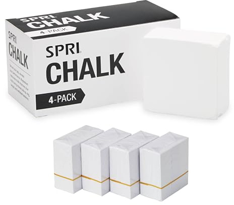 SPRI Chalk Block, Chalk Ball & Liquid Chalk – Non Slip Grip For Gymnastics, Rock Climbing, Bouldering, Weight-Lifting, Strength Training
