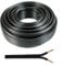 2 x 0.50mm Speaker Cable Wire4U® Figure 8, Quality, 50 Strands Wire In 10 20 50 100 Metres (10 metres, Black)