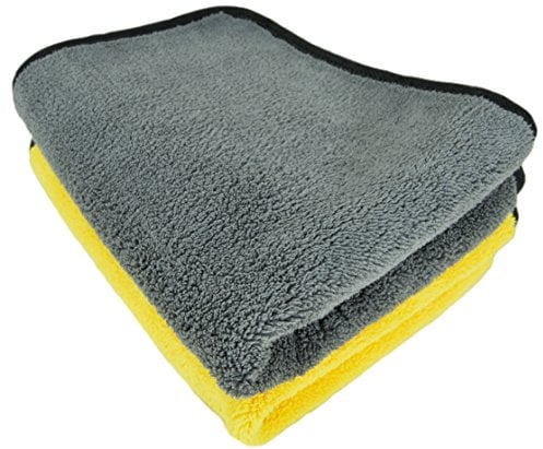ADVANTUSE Lot de 2 Chiffons en Microfibre 900 GSM – Le Chiffon de qualité pour l'entretien de Votre véhicule et la Maison