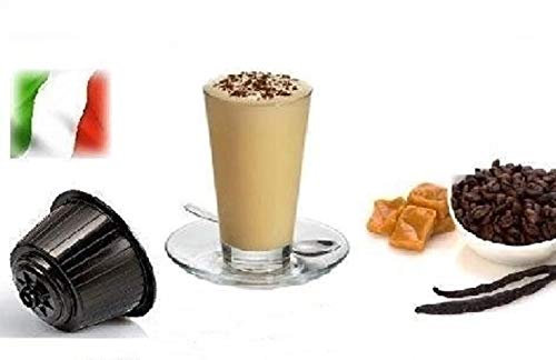 Capsules Compatible Nescafè Dolce Gusto®, Capsules Mélange Cappuccino à la vanille (128 Capsules)