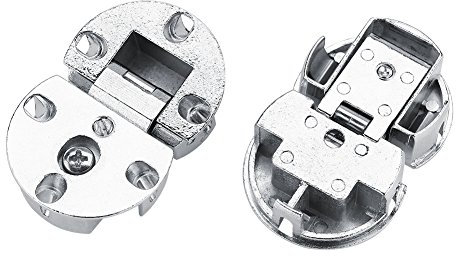 2Pcs 90 Degree Zinc Alloy Door Flap Hinges Kitchen Bedroom Cupboard Cabinet Furniture Hardware Easy to Install