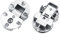 2Pcs 90 Degree Zinc Alloy Door Flap Hinges Kitchen Bedroom Cupboard Cabinet Furniture Hardware Easy to Install
