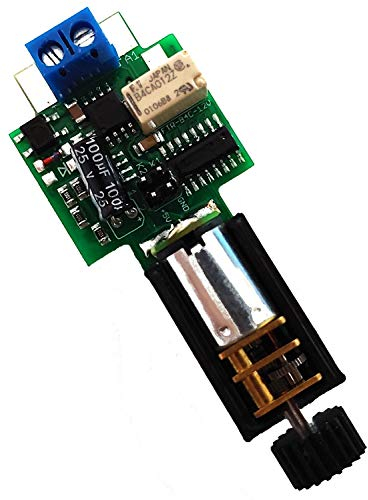 ML-Train Nachrüstkit Digitaler Weichenantrieb mit Zahnrad für 12010 - Analog- und Digitalbetrieb - Gartenbahn Spur G Zubehör