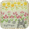 Marushin Mini-Handtuch, Baumwolle, 25 × 25 cm, Studio Ghibli My Neighbor Totoro, bestickt, aus Japan