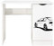 leomark scrivania per bambini in legno 90cm x 50cm x 77cm (LxPxA), set di mobili per computer, scrittoio stile moderno, tavolo per imparare e giocare, mobili per la camera dei bambini, Auto sportiva