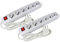 LEDLUX 2 Pezzi Multipresa Ciabatta Elettrica 6 Posti 10/16A Schuko Cavo 1,5 Metri Max 3500W Spina 16A Laterale Forma L