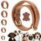 Darcis Hundehalsband Braun - Extrem Robustes Lederhalsband aus hochwertigem Rindsleder - Ideal für Starke Hunde - Halsband Hund - Hundehalsband Leder - Lederhalsband Hund - 55-62,5 cm Halsumfang