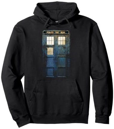 Cosplay Tardis Distressed Time-Traveller Sci-Fan Sweat à Capuche