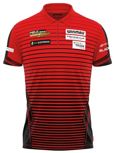 WINMAU Joe Cullen Darts Polo Shirt - Large