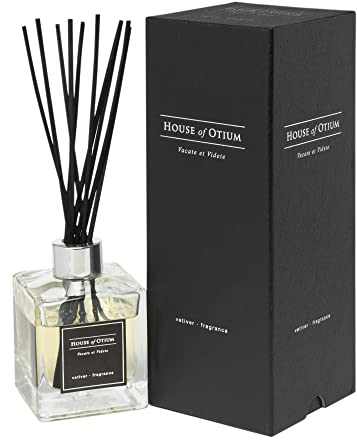 House Of Otium Luxury Vetiver Reed Diffuser | 120ml | Serene and Earthy Home Fragrance | Elegant Aroma for Tranquil Ambiance