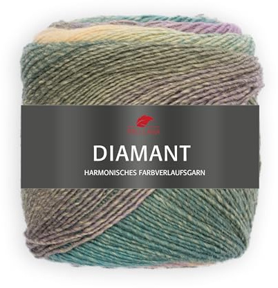 PRO LANA Diamant 150g 96 - flieder/petrol/vanille