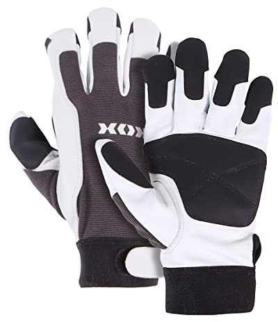 KOX Arbeitshandschuhe/Gartenhandschuhe Tec Grau Gr. Gr. 9